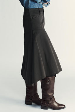 ASYMMETRIC MIDI SKIRT - Zara фото 5