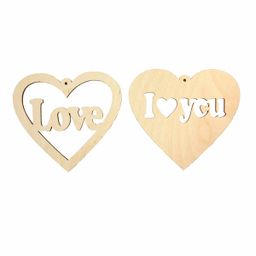 Заготовка для декорирования Mr. Carving ВД-1085 Подвеска Набор сердечек фанера 0.3 см
