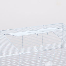 Клетка для грызунов с выдвижными поддонами 60 х 35 х 47 см, белая - Пижон фото 5