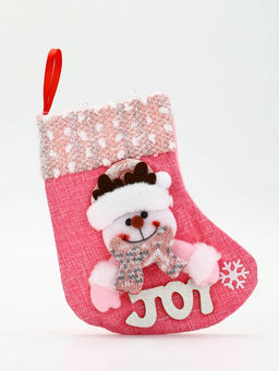 Подарочный набор в новогоднем носке: гель для душа, крем для рук, бальзам для губ и пилочка, URAL LAB