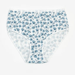 Цена за 2 шт. Набор трусов женских Collorista «Цветы», 2 шт., цвет синий, размер 54