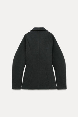 FITTED JACKET WITH BALLOON SLEEVES - Zara фото 6