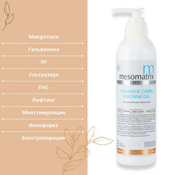 DETOX & DRAINAGE, гель для обертываний с артишоком, экстрактом конского каштана и хвоща - Mesomatrix фото 3