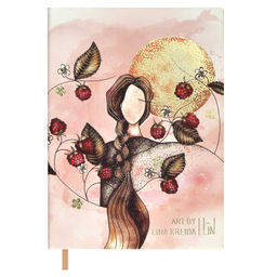 Ежедневник недатированный ESCALADA, by LINA KREIDA, А5, 120 л., арт. 64014/ 15 МАЛИНА