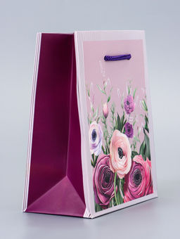 Цена за 4 шт. Пакет подарочный ламинированный Мгновение 11.5?14.5?6.5 см