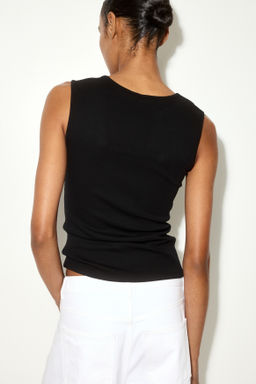 Top de canal? con escote cuadrado - H&m фото 6