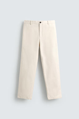 PANTAL?N STRAIGHT FIT ESTRUCTURA / Crudo - Zara фото 6