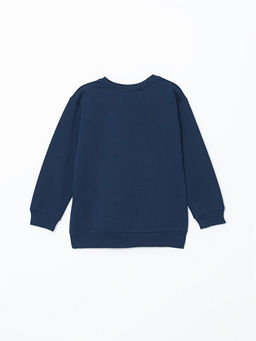 Bisiklet Yaka Erkek Bebek Sweatshirt - Waikiki фото 3