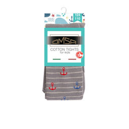 (Omsa) Collant 13P62-1 с рисунком (якорь на полосках)  фото 2