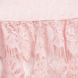 Платье комбинированное с кружевом, Доведу до мечты (soft pink) - Charutti фото 24