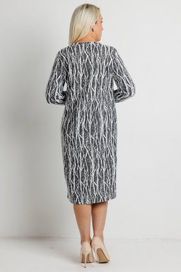 Платье женское 6090/04/Черно-белый - Rise фото 3