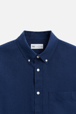 COTTON - LINEN SHIRT - Zara фото 19
