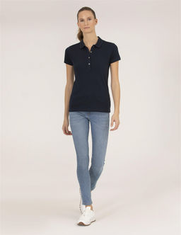 Lacivert Polo Yaka Slim Fit Ti__rt - Pierre cardin фото 4