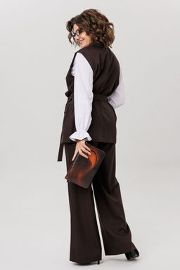 Жилет ANELLI 1502 Блестящий каштан  фото 7