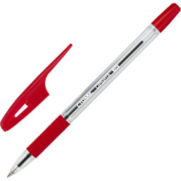 Цена за 2 шт. Ручка шариковая неавтомат. СТАММ Орбита 150 красная 0,7/0,5 с манж РШ-31671