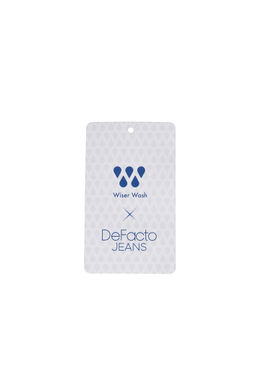 DeFacto x Wiser Wash Carlo Джинсовые брюки скинни очень узкого кроя с нормальной талией и очень узкими штанинами  фото 9
