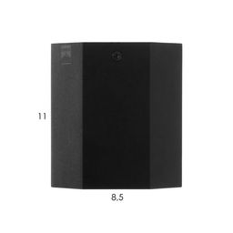 Светильник «Арти» GU10 черный 10×10×11.5 см