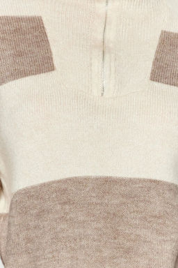 Tas Genis Kal?p Yumusak Dokulu Fermuarl? Triko Kazak TWOAW22KZ0424 - Trendyolmilla фото 18