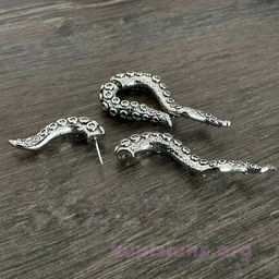 Серьги Octopus tentacles - Купи слона фото 2