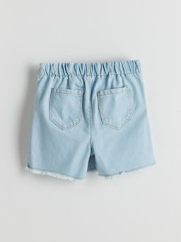 Beli Lastikli K?z ?ocuk Jean ?ort Etek