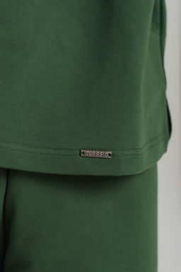 Костюм толстовка и брюки М326010х хаки - Елена фото 7