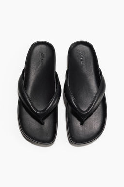 Chancletas de piel
