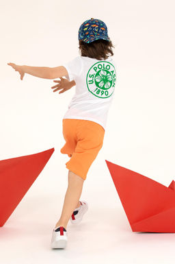 U. S. Polo Assn Детские оранжевые вязаные шорты - U.s. polo assn фото 14