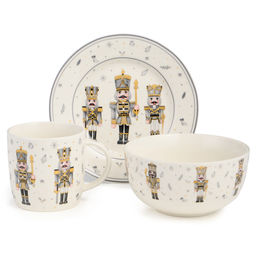 НАБОР ПОСУДЫ LEFARD ЩЕЛКУНЧИК (КРУЖКА 295 МЛ, ТАРЕЛКА 15 СМ, САЛАТНИК 13 СМ)