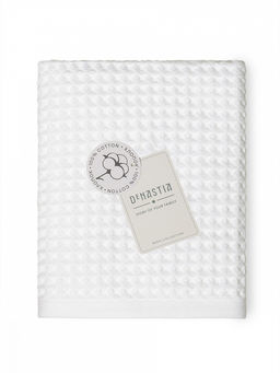 Полотенце для лица 50x90 белый вафельное полотно