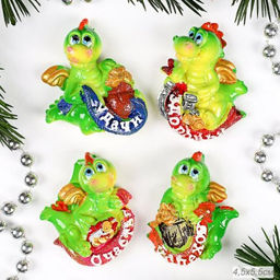 Магнит Дракон / 23607 /уп 40/960/ Символ года 2024