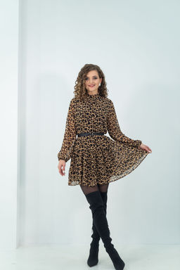 Платье Дэнис (леопардовый)* - Nadi bordo фото 10