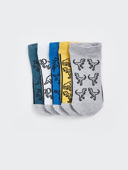 Desenli Erkek ?ocuk Patik ?orap 5li