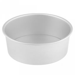 Форма для выпечки алюминиевая "Мастер" д21см, h8см, s1мм, съемное дно д19см, загнутый край (Китай)