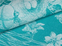 01с-78ЯК 50*76 Полотенце "Пасхальный кролик" цв. бирюзовый (св. зеленый)