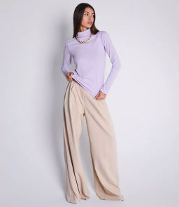 Водолазка #КТ6021, лавандовый