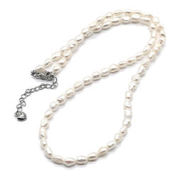 Бусы из жемчуга барокко 4*5мм цвет белый, 44см Радуга камня