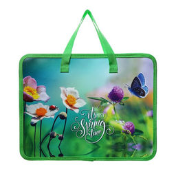 Папка с ручками пластик А4 330*260 МИКС Цветы - Calligrata фото 7