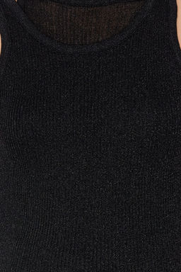 Siyah Triko Ince Bluz TWOSS24BZ00558 - Trendyolmilla фото 3