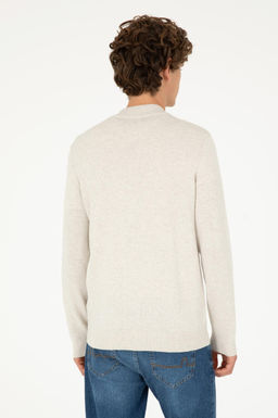 Мужской базовый трикотажный кардиган Stone Melange - U.s. polo assn фото 12