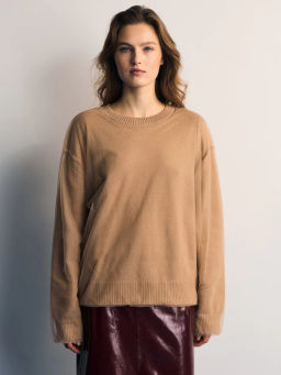 Двухслойный джемпер с хлопком в составе / Zarina фото 5