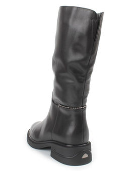 Z4225M BLACK Сапоги зимние женские (натуральная кожа, натуральный мех)