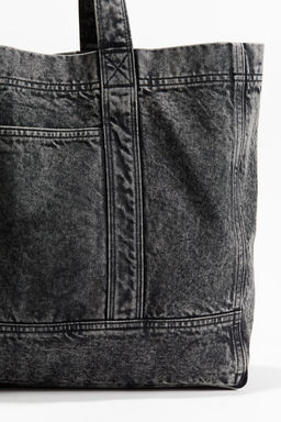 Bolsa shopper en denim efecto lavado - H&m фото 2