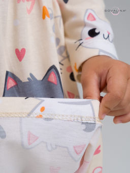 Платье Эля солнечные котики