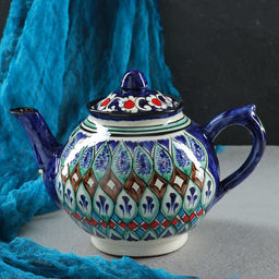 Чайник заварочный Риштанская Керамика «Узоры», 1 л, МИКС