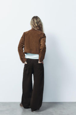 TRF RELAXED OVERSIZE MID-RISE JEANS - Zara фото 4