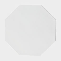 Цена за 6 шт. Салфетка сервировочная на стол «Тэм», d=38 см, восьмиугольник, белая