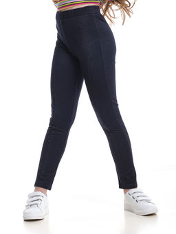 Бриджи для девочки спортивные детская одежда лосины домашние UD 6834 т.синий - Mini maxi фото 3