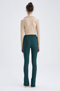 Леггинсы с разрезом на талии и нормальной талией - Defacto фото 5