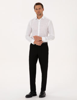 Beyaz Slim Fit Uzun Kollu G_mlek - Pierre cardin фото 4