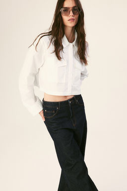 Camisa cargo cropped